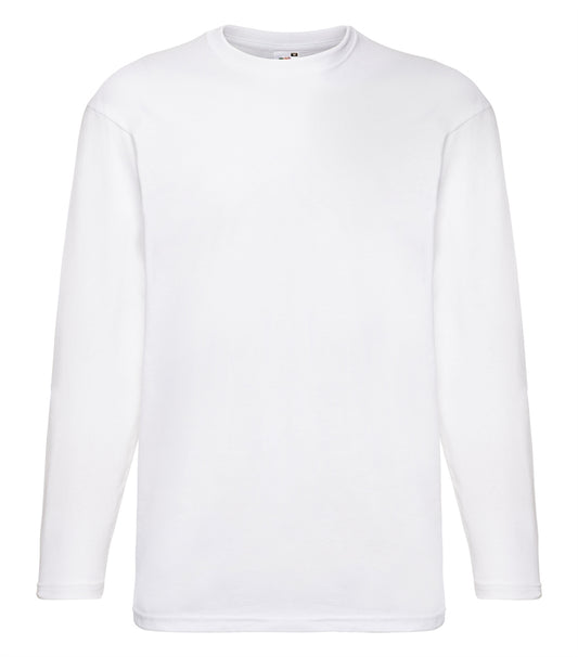 Langærmet T-Shirt - Hvid