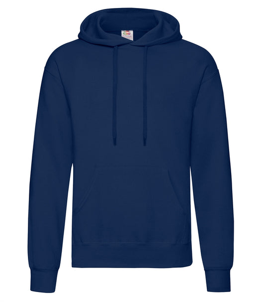 Hoodie Klassisk Sweat - Navy Blå