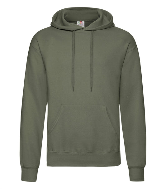 Hoodie Klassisk Sweat - Olivengrøn
