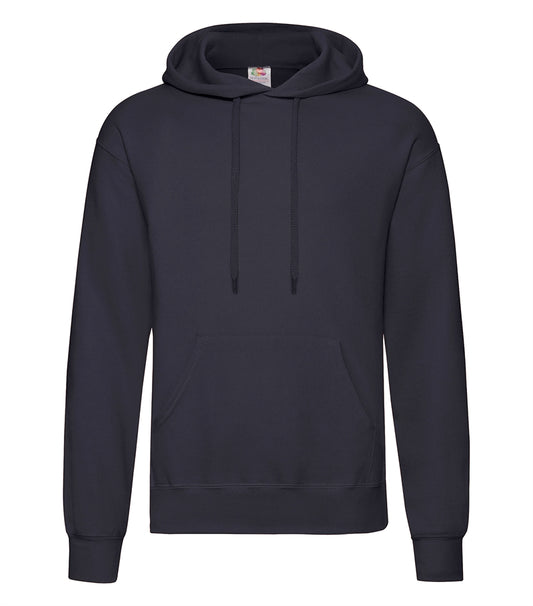 Hoodie Klassisk Sweat - Dyb Navy Blå