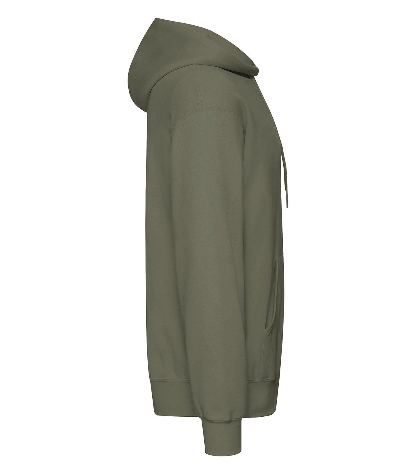 Hoodie Klassisk Sweat - Olivengrøn