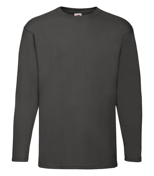 Langærmet T-Shirt - Mørkegrå