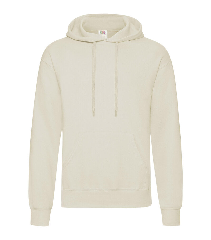 Hoodie Klassisk Sweat - Natural